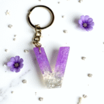 Resin Keychain Letter